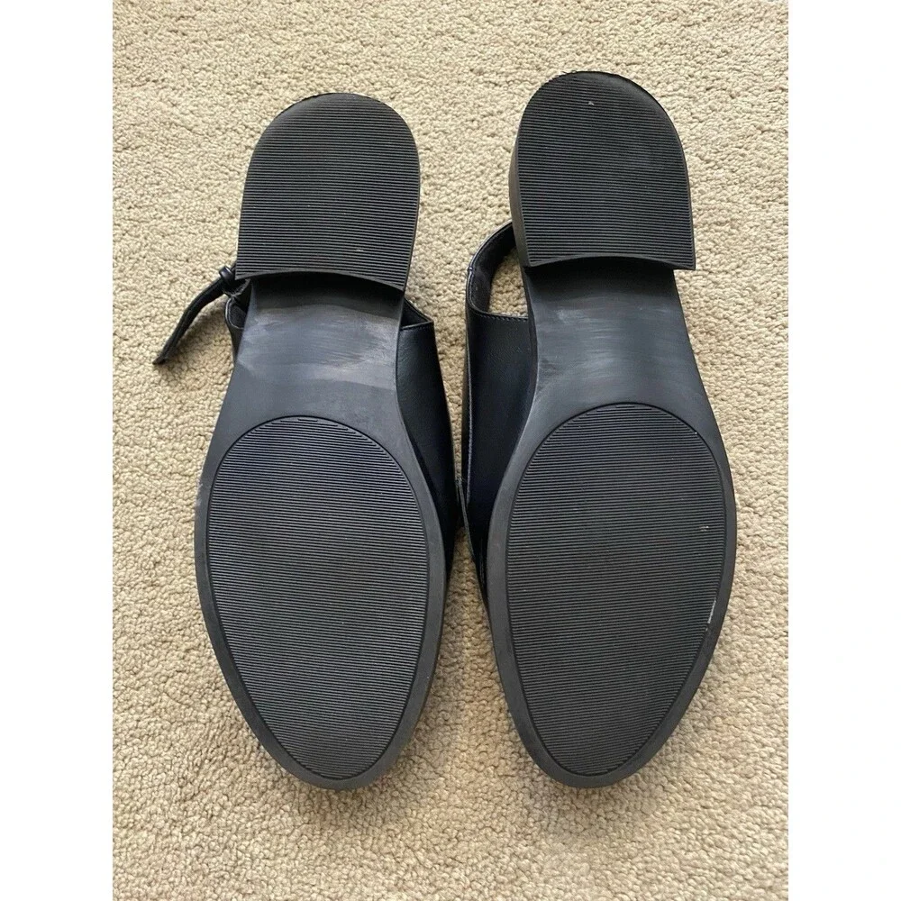Sonoma Goods For Life Gatsyn Slingback Loafers in Black Womens Size 10